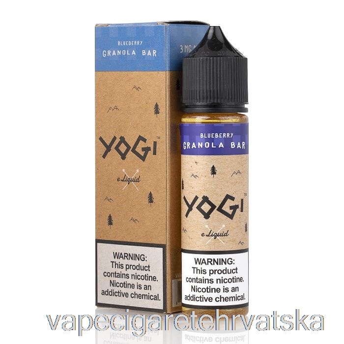 Vape Cigarete Borovnica Granola Bar - Yogi E-tekućina - 60 Ml 3 Mg